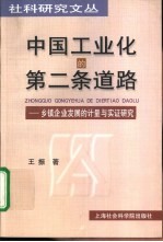 中国工业化的第二条道路 乡镇企业发展的计量与实证研究