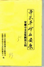 安康市文史资料 第5辑 辛亥革命在安康