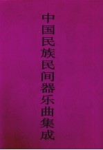 中国民族民间器乐曲集成 贵州卷 上