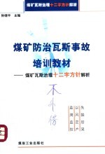 煤矿防治瓦斯事故培训教材 煤矿瓦斯治理十二字方针解析