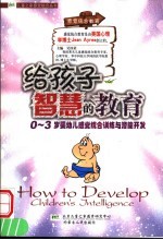 给孩子智慧的教育 0-3岁婴幼儿感觉统合训练与潜能开发