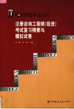 注册咨询工程师（投资）考试复习精要与模拟试卷