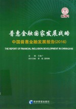 普惠金融国家发展战略 中国普惠金融发展报告(2016)