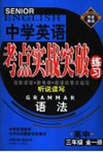 英语考点实战突破练习 高三英语 语法