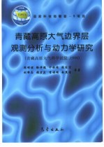 青藏高原大气边界层观测分析与动力学研究 青藏高原大气科学试验 1998