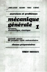 exercices et problemes mecanique generale 1