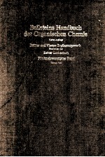 Beilsteins Handbuch der Organischen Chemie Vierte Auflage Drittes und Viertes Erganzungswerk Reiner