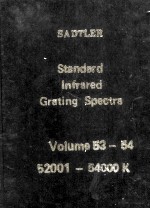 Standard Infrared Grating Spectra Volume 53-54