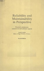 RELIABILITY AND MAINTAINABILITY IN PERSPECTIVE SECOND EDITION