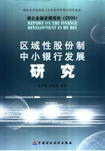 湖北金融发展报告 2005 区域性股份制中小银行发展研究