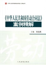《中华人民共和国劳动合同法》案例精解