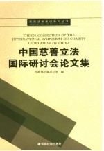 中国慈善立法国际研讨会论文集