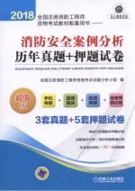 2018全国注册消防工程师资格考试教材配套用书 消防安全案例分析 历年真题+押题试卷