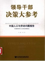 中国人口与劳动问题报告 上 刘易斯转折点及其政策挑战