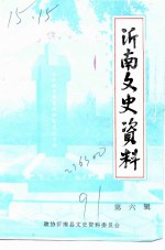 沂南文史资料 第6辑