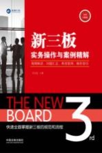 新三板实务操作与案例精解 规则解读、问题汇总、典型案例、操作指引 实用问题版