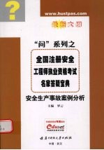 全国注册安全工程师执业资格考试名家答疑宝典 最新大纲 安全生产事故案例分析