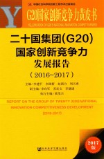 二十国集团(G20)国家创新竞争力发展报告 2016-2017