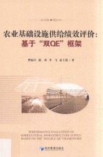 农业基础设施供给绩效评价 基于“双QE”框架