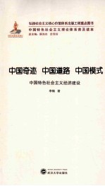 中国奇迹 中国道路 中国模式 中国特色社会主义经济建设