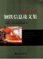 2013年度钢铁信息论文集