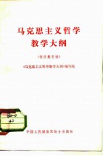 马克思主义哲学教学大纲 征求意见稿