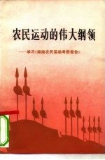 农民运动的伟大纲领 学习《湖南农民运动考察报告》