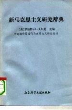 新马克思主义研究辞典