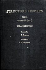 STRUCTURE REPORTS FOR 1981 VOLUME 48B（PART 1） ORGANIC SECTION