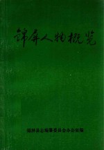 锦屏人物概览
