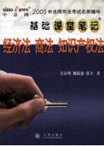 中法网司法考试名师辅导基础课堂笔记 经济法 商法 知识产权法