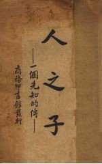 人之子 一个先知的传