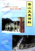 鲁山文史资料 总第16辑