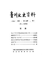 青川文史资料 1997年第2辑 总第46辑