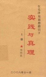 在毛泽东思想指引下实践与真理 上