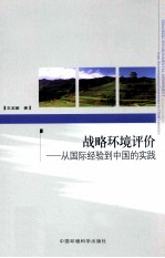 战略环境评价 从国际经验到中国的实践
