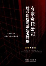 有限责任公司股权纠纷司法实务精解