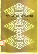 柯尔克孜族社会历史调查