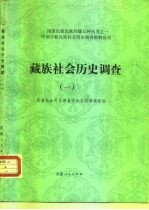 藏族社会历史调查 1