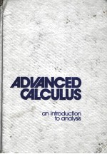 Advanced Calculus ANINTRODUCTION TO ANALYSIS Third Edition