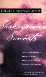 FOLGER SHAKESPEARE LIBRARY SHAKESPEARE'S SONNETS