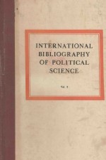 INTERNATIONAL BIBLIOGRAPHY OF POLITICAL SCIENCE VOL.2