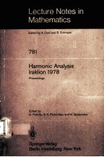 HARMONIC ANALYSIS LRAKLION 1978