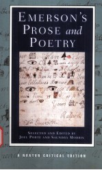 EMERSON'S PROSE AND POETRY AUTHORITATIVE TEXTS CONTEXTS CRITICISM