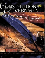 CONSTITUTIONAL GOVERNMENT THE AMERICAN EXPERIENCE FIFTH EDITION
