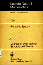 DEGREES OF UNSOLVABILITY:STRUCTURE AND THEORY