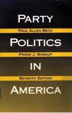 PARTY POLITICS IN AMERICA SEVENTH EDITION