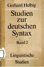 STUDIEN ZUR DEUTSCHEN SYNTAX BAND 2
