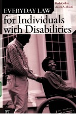 EVERYDAY LAW FOR INDIVIDUALS WITH DISABILITIES
