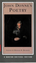 JOHN DONNE'S POETRY A NORTON CRITICAL EDITION